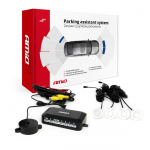 Auto- ja mootorrattatooted, elektroonika, navigatsioon, CB raadio // Parkimisandurite s&uuml;steemid | Keskluku s&uuml;steem | Autoalarmid // Zestaw czujnik&oacute;w pod kamerę i wyświetlacz lcd białe 22mm amio-02991