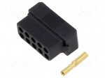 Connector: wire-wire/PCB | plug | female | PIN: 10 | Datamate L-Tek | 3A