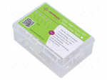 Diode: LED-kit | THT | 5mm | 50pcs | white cold | 2.7&divide;3.4VDC | 30mA | 15&deg;