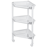 Furniture sections and sets // Kontorim&ouml;&ouml;bel // Regał narożnikowy z k&oacute;łkami 3 p&oacute;łki Plast Team biały