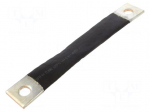 Braids | insulated earthing tape | W: 14mm | 10mm2 | &Oslash;1: 7mm | &Oslash;2: 7mm