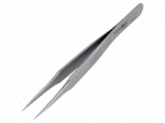Tweezers | 90mm | for precision works | Blade tip shape: sharp