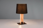 Trio Rahul table lamp LED + E27 wood/black gaismeklis 547610232 4017807600469