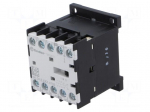 Contactor: 4-pole | NC + NO x3 | 230VAC | 9A | for DIN rail mounting