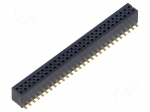 Connector: pin strips | socket | male | PIN: 56 | vertical | SMT | 1.27mm