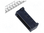 Connector: PCB to PCB | socket | female | PIN: 40 | HSEC8 | vertical