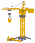 RoGer Toy Construction Crane