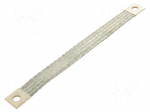Braids | earthing tape | 25mm2 | &Oslash;1: 9mm | &Oslash;2: 9mm | 150A | L: 0.23m