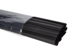 Shrinkable tube 12 mm - black - 25 pcs