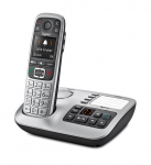 Gigaset E560A telephone DECT telephone Caller ID Black, Silver