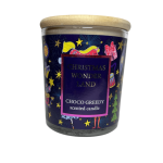 Baltic Candles Choco Greedy Aroma candle in glass and cap with scent / burning time 33h