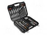 Wrench-set | 6-angles,socket spanner | 1/2",1/4",3/8" | 219pcs.