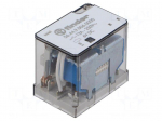 Relay: electromagnetic | 4PDT | Icontacts max: 12A | monostable | PCB