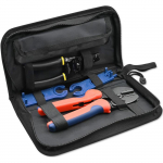 Qoltec Solar tool kit compatible with MC4 connectors | Crimping tool + Six stall wire stripper