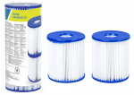 Pumbad // Filtriga basseinipumbad // Filtr Do Pompy Filtrującej Typ I 2szt. Bestway 58093