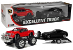 M&auml;nguala | PC | Konsoolid | Tarvikud // M&auml;nguasjad ja m&auml;ngud lastele // Zestaw Pojazd&oacute;w Czerwony Monster Truck Czarne BMW Laweta 58 cm