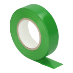 Uued tooted // Zestaw 10 taśm izolacyjnych 19mm, zielona, uniepalniona, grubość 0,13mm, długość 20m