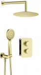 Concealed shower set with thermostatic BOX