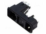 Connector: AC supply | plug | male | power supply | 10A | 250VAC | 250V
