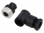 Connector: M12 | socket | PIN: 4 | female | EPIC&reg; | 0.63kV | angled | IP67