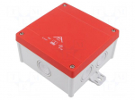 Enclosure: junction box | X: 127mm | Y: 127mm | Z: 70mm | IP66 | grey | ABOX