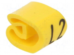 Marker: cable | Marking: L2 | 4&divide;10mm | PVC | yellow | leaded | PA-2 | L: 4mm