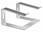 Stand | 5kg | 15.6" | silver | aluminium | 260x225x142mm | laptop