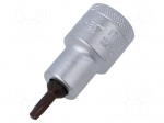 Socket: Torx&reg;-bit | TX20 | 1/2" | Chrom-vanadium steel | ITX 19 | 55mm