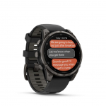 Smart watches Garmin  Fenix 8 Pro &ndash; 47 mm, AMOLED, Sapphire, Carbon grey DLC titanium with Black/pebble band