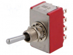 Switch: toggle | Pos: 2 | 4PDT | ON-ON | 2A/250VAC | 5A/28VDC | -30&divide;85&deg;C