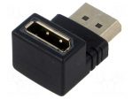 Adapter | DisplayPort socket,DisplayPort plug 90&deg; up/down