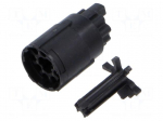 Connector: M17 | male | contact insert | M17 | PIN: 12 | crimped