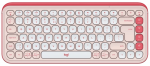 Keyboard Logitech POP ICON KEYS OFF White Rose US