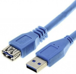 Cable Brackton USB-A Male - USB Micro B Male 1.8m Blue