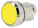 Switch: push-button | Stabl.pos: 2 | 22mm | yellow | Illumin: none | IP67