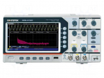 Oscilloscope: digital | Ch: 2 | 100MHz | 1Gsps | 20Mpts | colour,LCD 7"