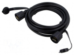 Cable | HDMI plug,both sides | PVC | HDMI 1.4 | 4m | black | IP67
