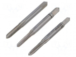 Tools set: taps | Holder: square,hand | L: 45mm | Kit: taps | 3.4mm
