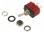 Switch: toggle | Pos: 2 | DPDT | ON-ON | 12A/28VDC | -40&divide;85&deg;C | on panel