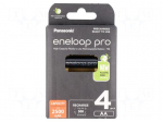 Re-battery: Ni-MH | AA | 1.2V | 2450mAh | ENELOOP PRO | &Oslash;14.35x50.4mm