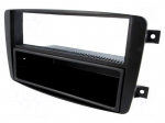 Radio mounting frame | Mercedes | 2 ISO | black