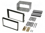 Radio mounting frame | &Scaron;koda | 2 DIN | black
