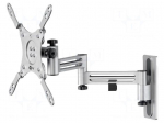 Holder: wall mounting | monitor,TV | silver | 15kg