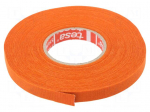 Fabric tape | PET wool | W: 9mm | L: 25m | orange