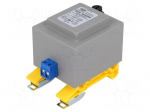 Transformer: encapsulated | 16VA | 230VAC | 12V | 1.33A | Mounting: DIN