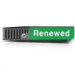 HP Renewed Grade A | ProDesk 400 G2 DM | Intel Core i3 | i3‑6100T | 8 GB | SSD | 128 GB | Intel HD Graphics 530 | Windows 11 Home