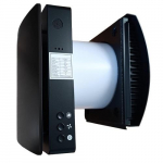 Recuperator for thin Wall, Single-Room upto 46m2, with Humidity Sensor, Wi-Fi, Tuya, black