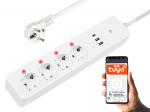 T&ouml;&ouml;riistad ja m&otilde;&otilde;teseadmed // Uued tooted t&ouml;&ouml;riistade, tarvikute kategoorias // 98-424# Inteligentna listwa zasilająca biała 3m 2xusb+usb-c wifi tuya
