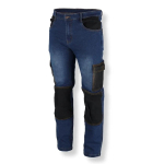 Jalan&otilde;ud, t&ouml;&ouml;riided | Isikukaitsevahendid // T&ouml;&ouml;-, kaitse-, k&otilde;rgn&auml;htavusega riided // Spodnie jeans rozm.s, denim 280g/m2
