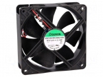 Fan: DC | axial | 12VDC | 120x120x38mm | 158m3/h | 37dBA | ball bearing
